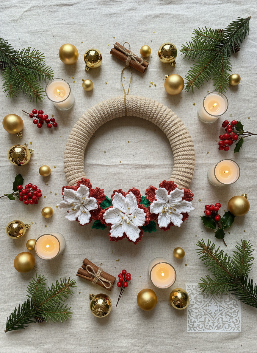 O Encanto do Crochê nas Decorações de Natal