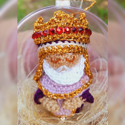 Presépio em Bolas - Figuras Amigurumis Artesanais