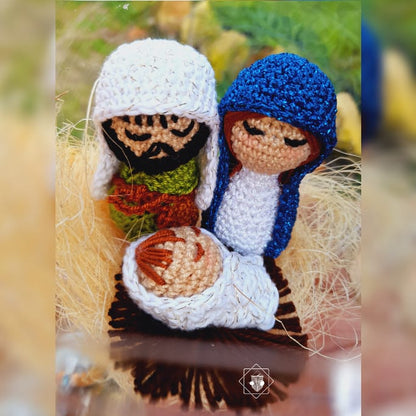Presépio em Bolas - Figuras Amigurumis Artesanais
