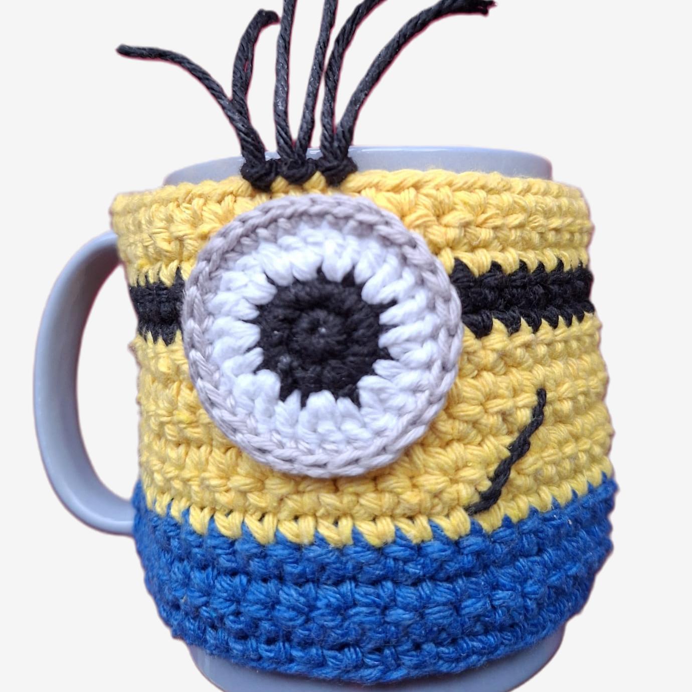 Caneca com Proteção em Crochê para Crianças - 7 Modelos Divertidos